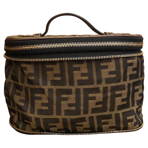 fendi zucca cosmetic bag|how to authenticate fendi bag.